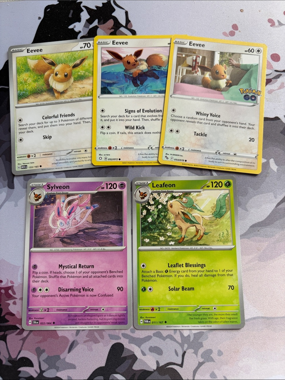 Eevee, Sylveon & Leafeon Collection Lot | 5 Pokémon Cards | ✨5/$25✨
